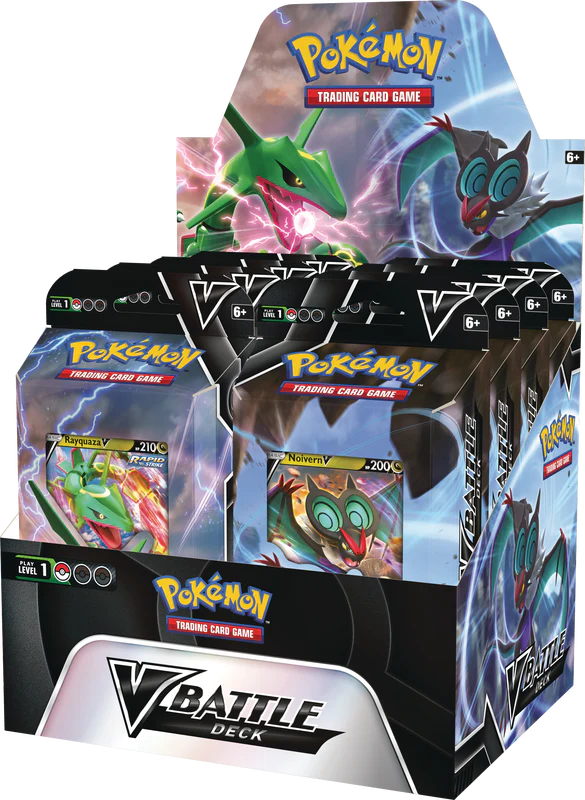 Pokemon V Battle Deck -  Rayquaza vs Noivern Display