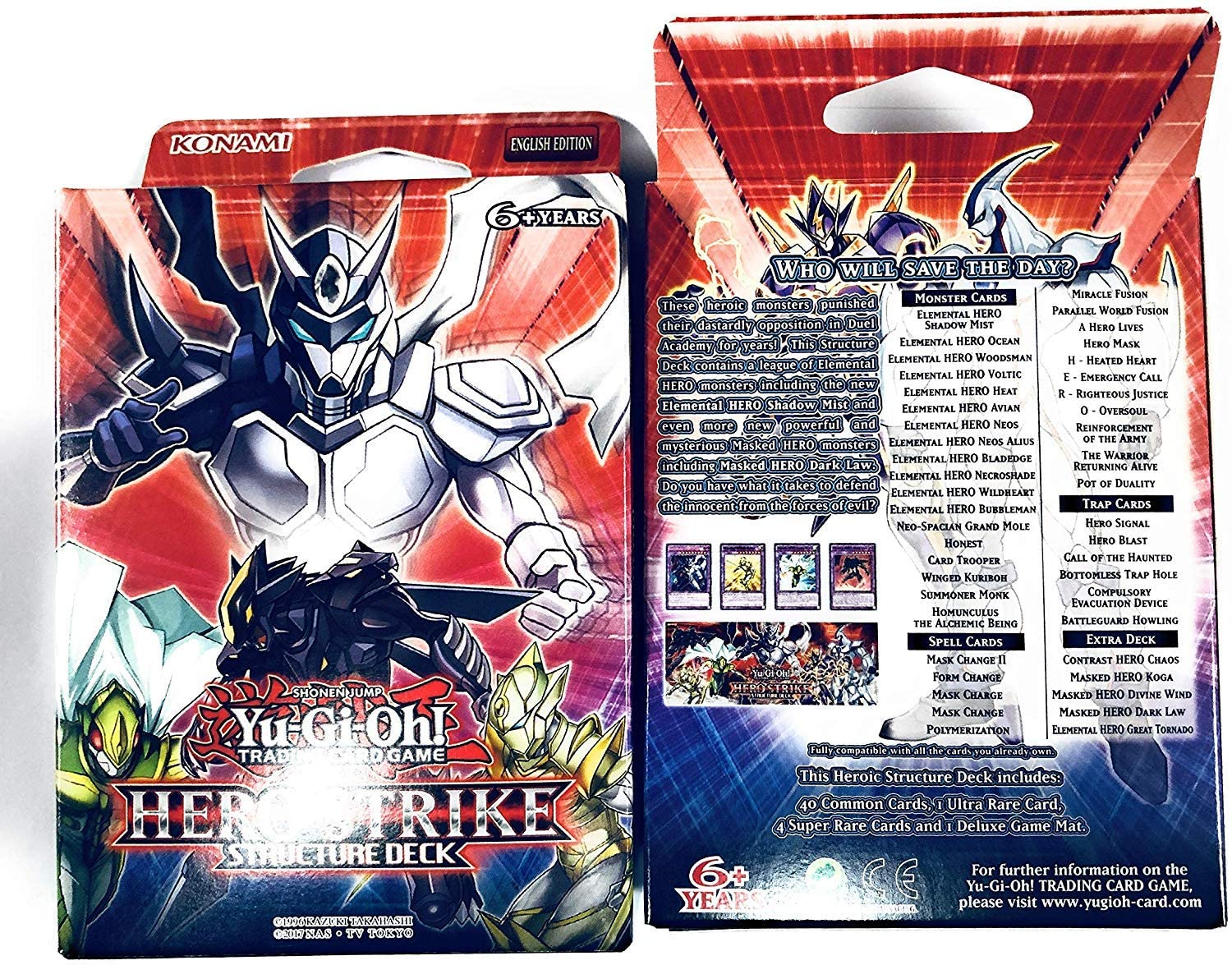 YGO Hero Strike Structure Deck (8ct Lot)